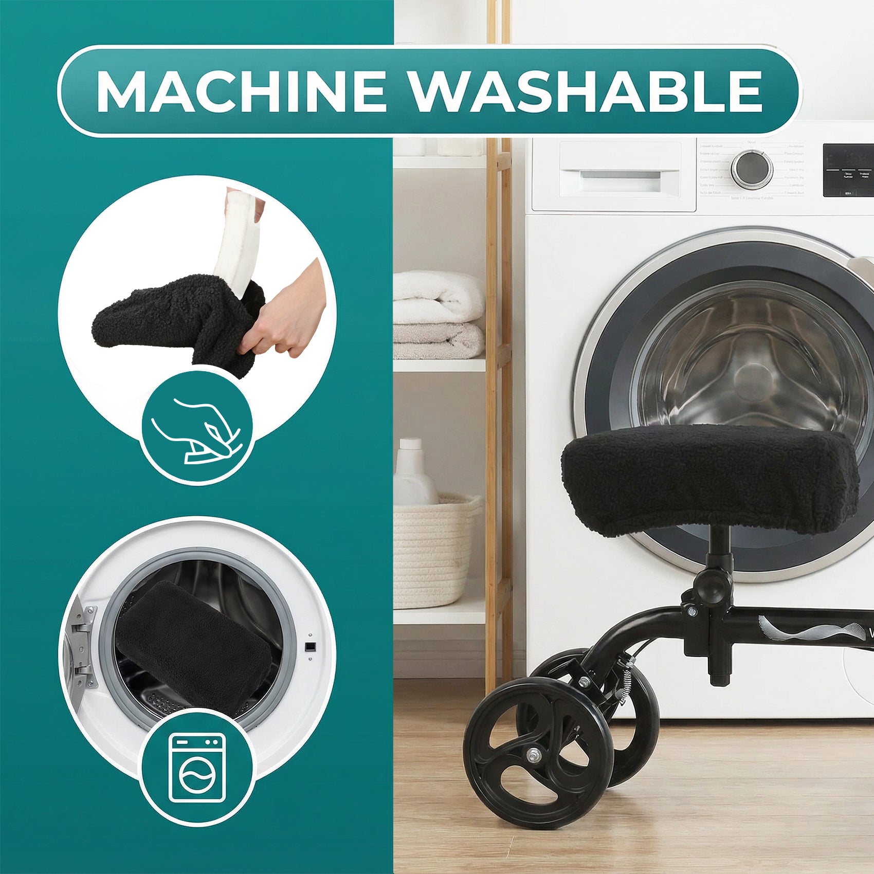 Premium Memory Foam Cushion for Knee Scooters