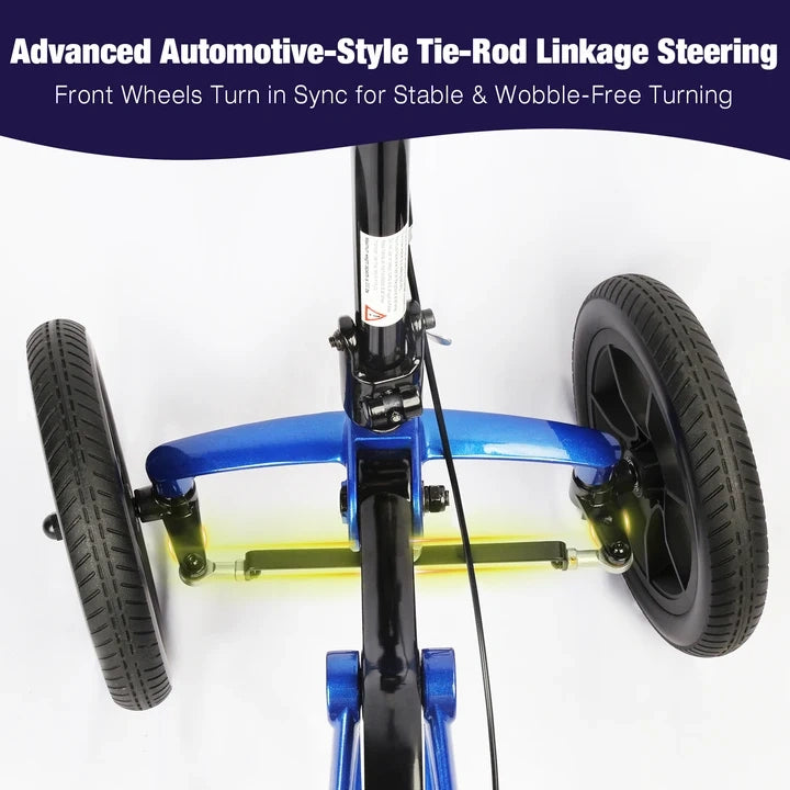 All Terrain Knee Scooter for Foot Injuries, 15" Big Knee Pad