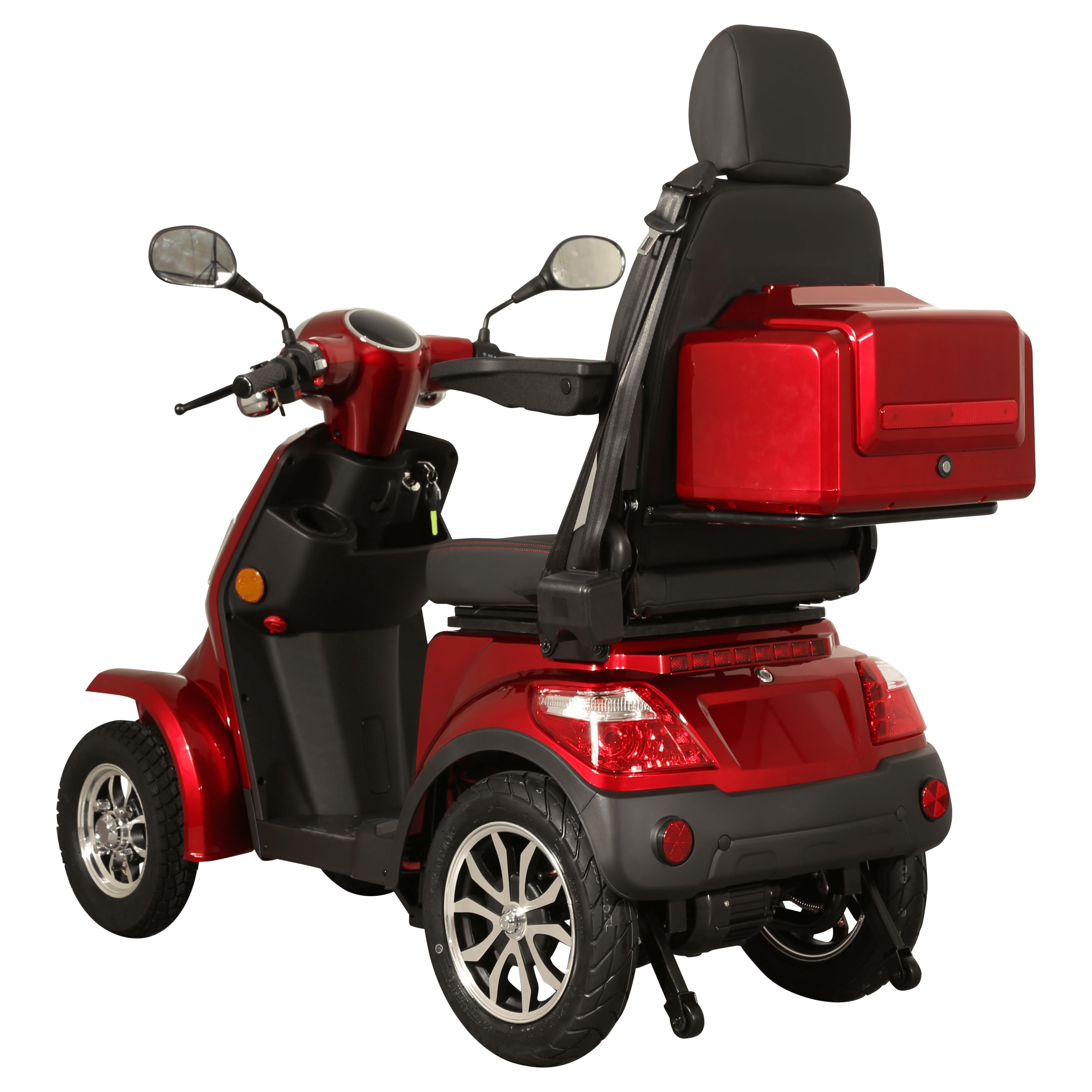 Veloinno Four Wheel Mobility Scooter for Seniors Long Range Comfortable Travel Mobility