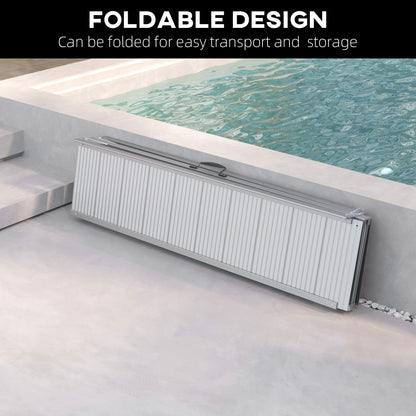 Tragbare Rollstuhlrampe – 3m faltbare Aluminiumrampe für Zuhause & Fahrzeuge