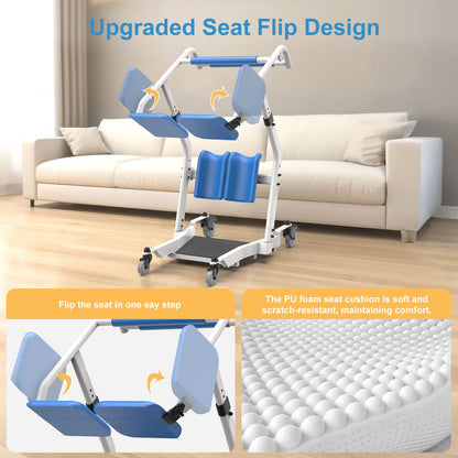 WHLICKS Sit-to-Stand Lift – Safe & Comfortable Transfers for Seniors & Adults