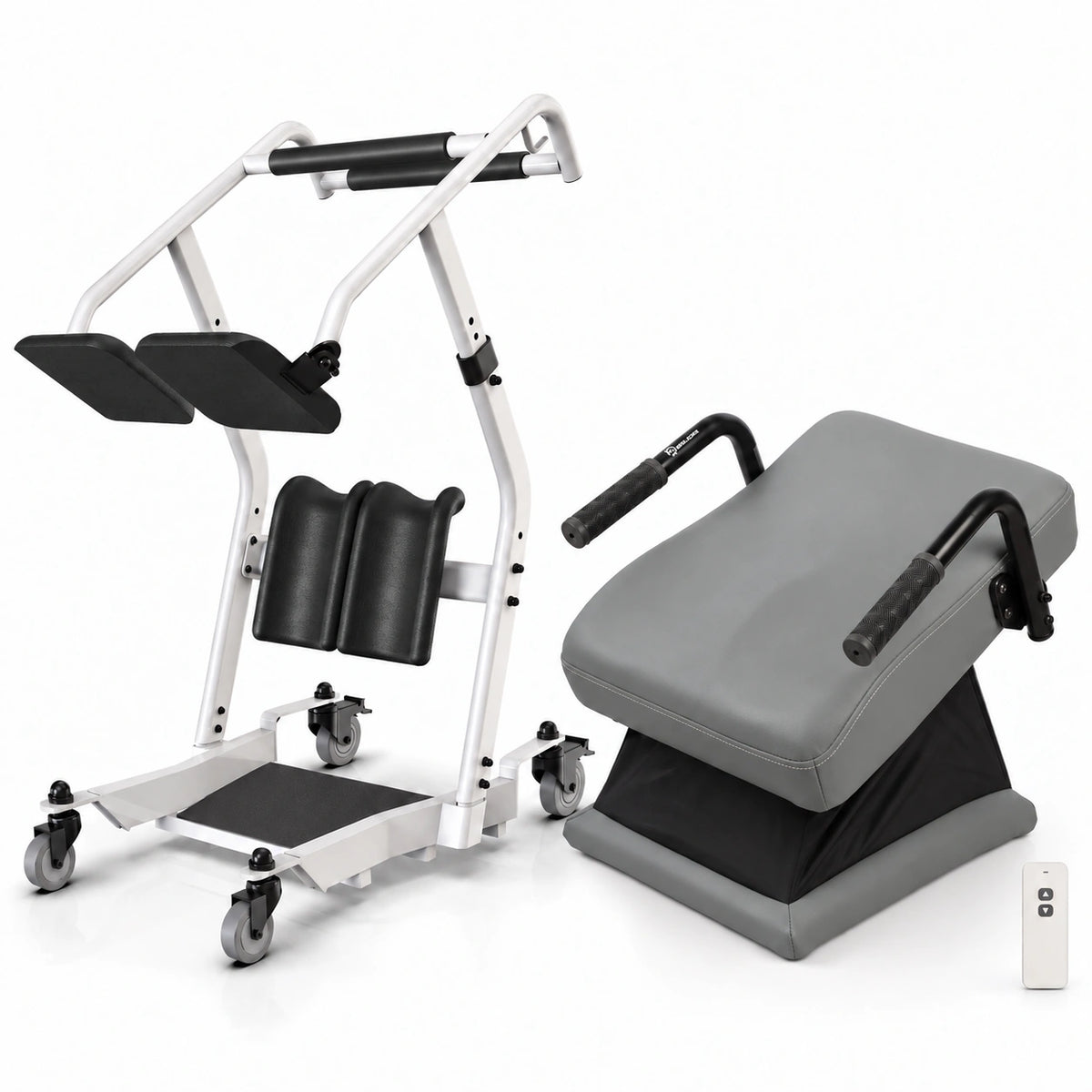 Whlicks Sit-to-Stand Transfer Aid & Electric Seat Lift Bundle