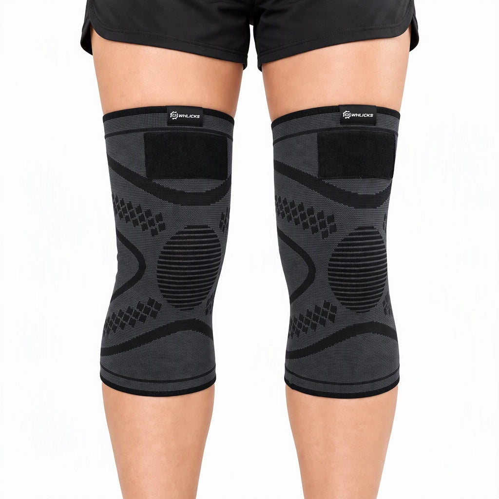 Knee Braces for Women & Men with Compression Straps