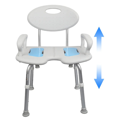 Extra-Wide Adjustable Shower Chairs for Seniors & Bariatric Users