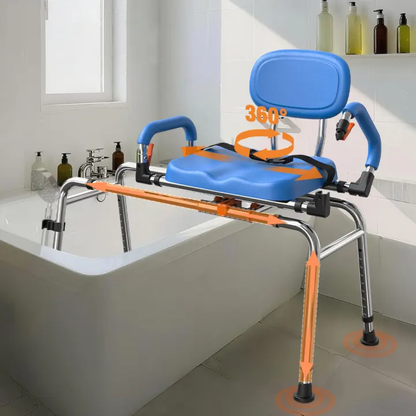 306° swivel shower chair
