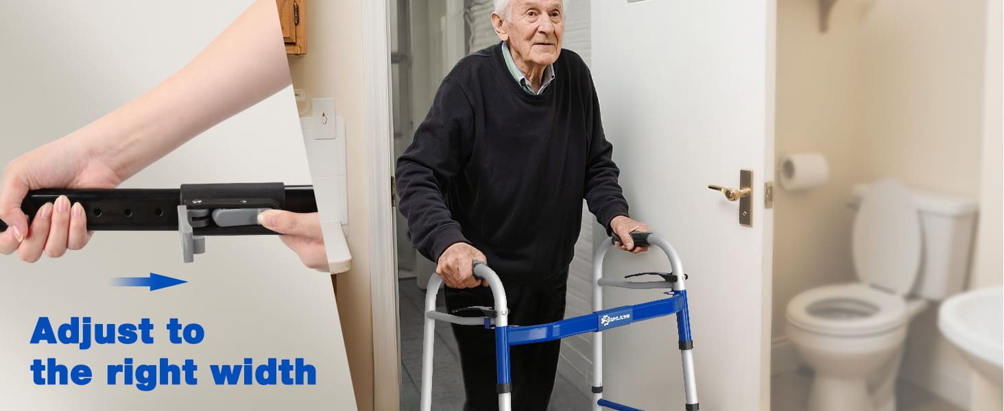 adjustable width walkers for seniors