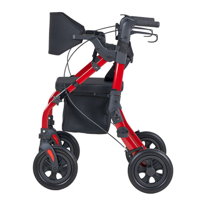 All-Terrain 2-in-1 Rollator Walker with Seat