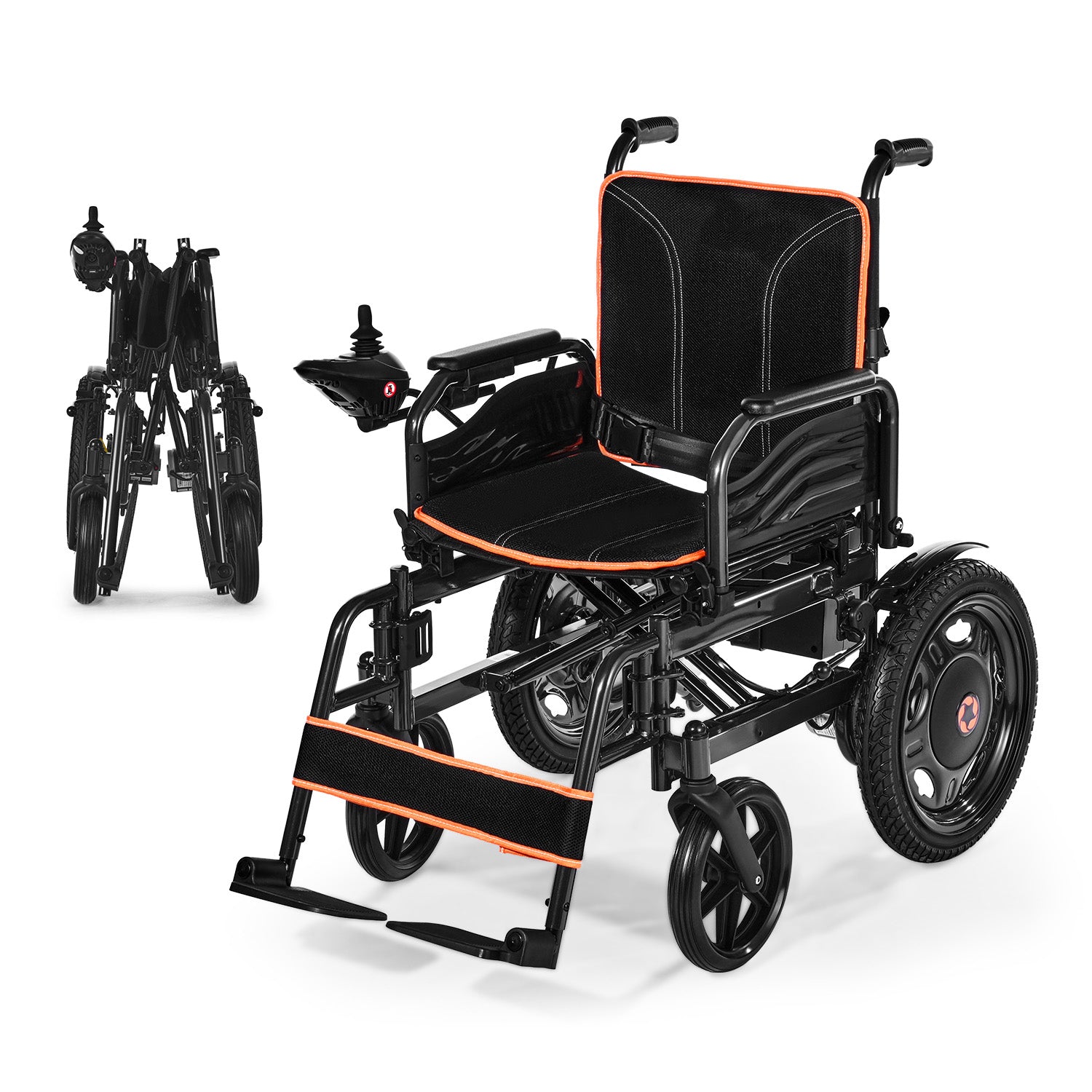 Premium All-Terrain Foldable Electric Wheelchair with One-Button Fold