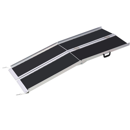 Folding Threshold Ramp 6–10 ft with a Portable Case, 700lb Capacity