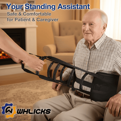 Transfer Sling with Assist Handles for Safe & Stable Patient Transfers