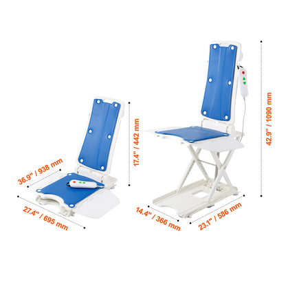 Vevor Elektrischer Patientenlifter – 20" Elektrischer Stuhl für Senioren & Heimgebrauch