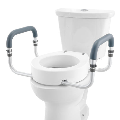 Vevor Toilettensitzerhöhung mit Armlehnen – 8,9 cm erhöhte Stütze für sichere und einfache Nutzung
