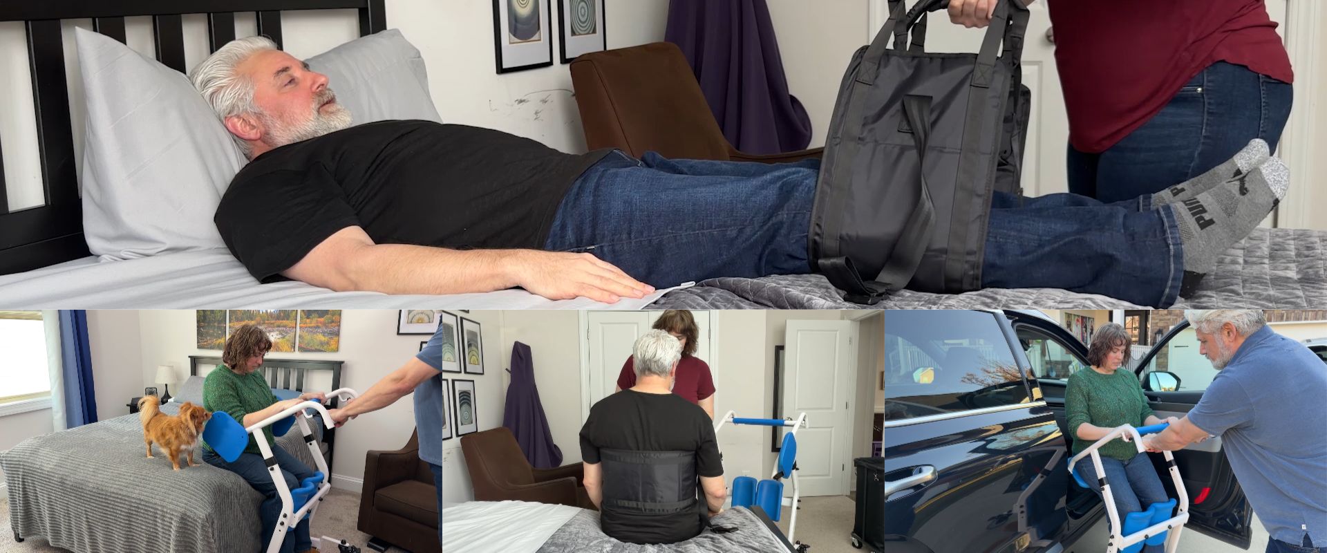 Load video: Safe &amp; Easy Transfers at Home