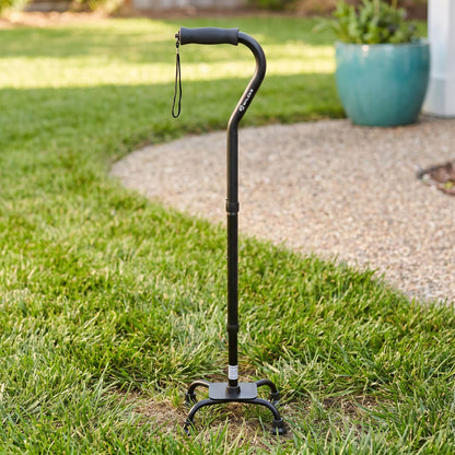 Premium All-Terrain Quad Cane with Ergonomic Grip & Stable Base