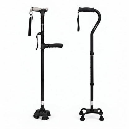 Walking Cane Bundle, Adjustable Mobility Cane for Seniors