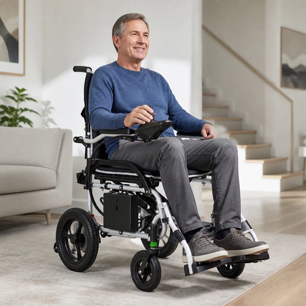 Motorized Wheelchairs for Seniors Foldable Power Wheelchair for Adults
