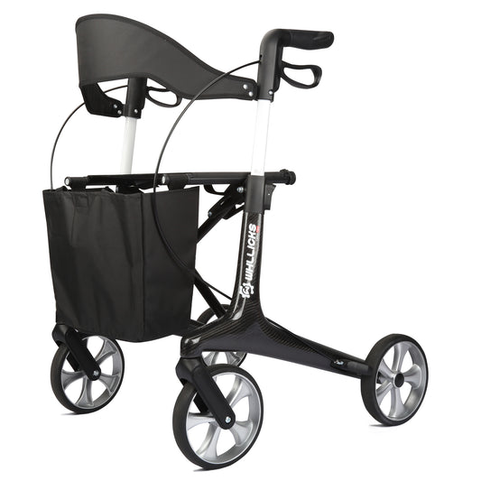 Carbon Walkers for Seniors,13lbs Lightweight Foldable Rollator