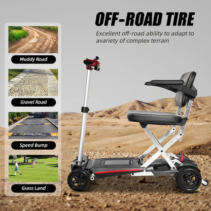 foldable electric scooter with seat